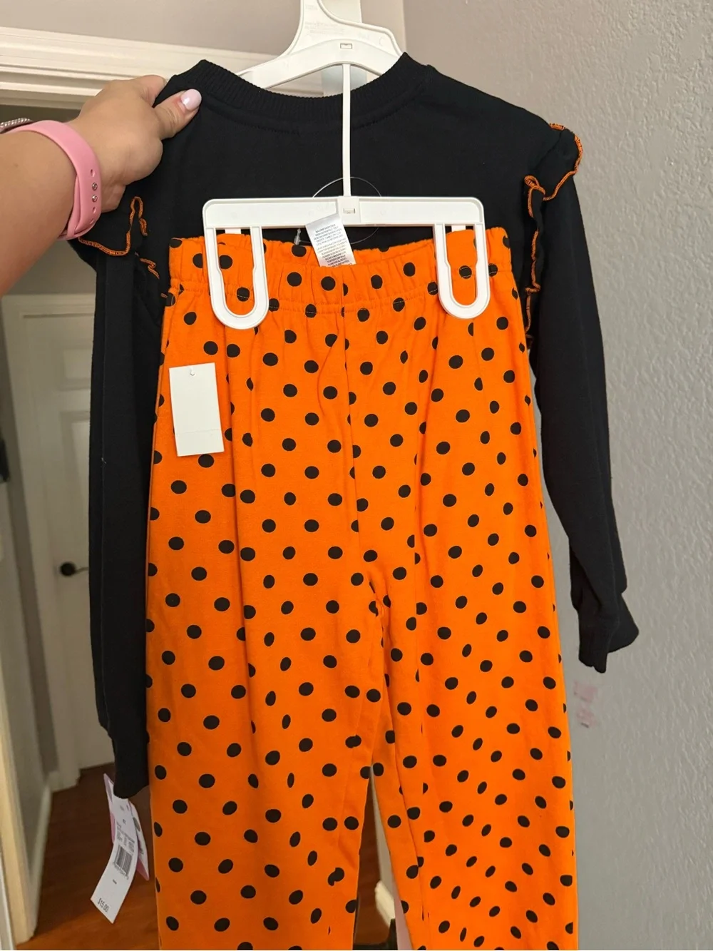 Disney Minnie Mummy Halloween Outfit - Black & Orange